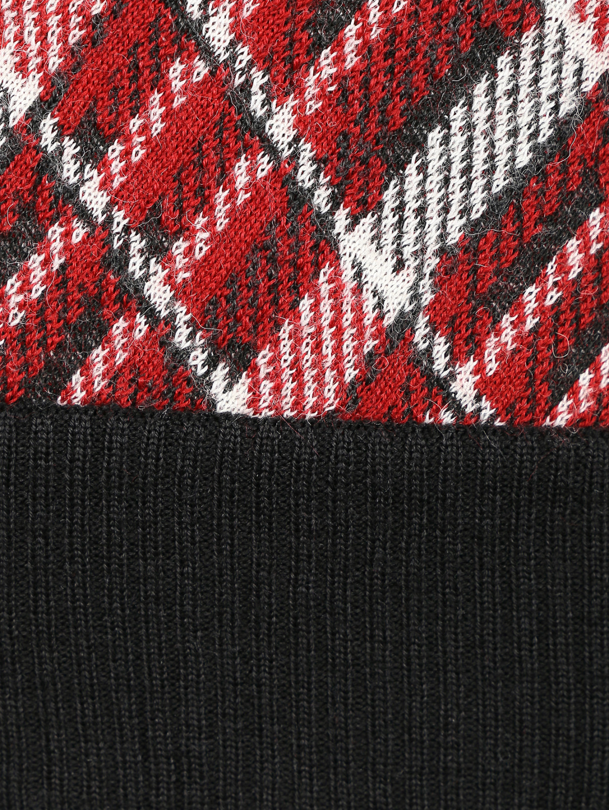 Джемпер из смешанной шерсти с декоративной вышивкой I'M Isola Marras  –  Деталь1  – Цвет:  Узор