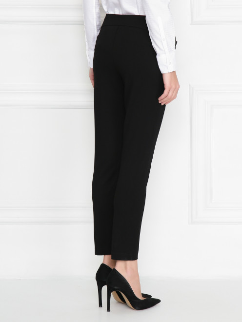 Укороченные брюки из шерсти с карманами - МодельВерхНиз1