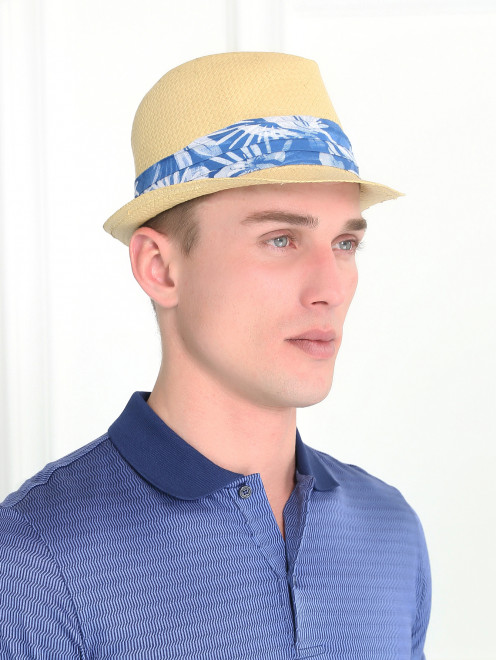 Шляпа с контрастной вставкой Armani Junior - Модель Общий вид