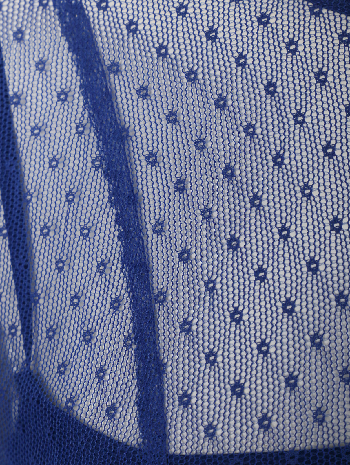 Платье-миди из хлопка DKNY  –  Деталь  – Цвет:  Синий