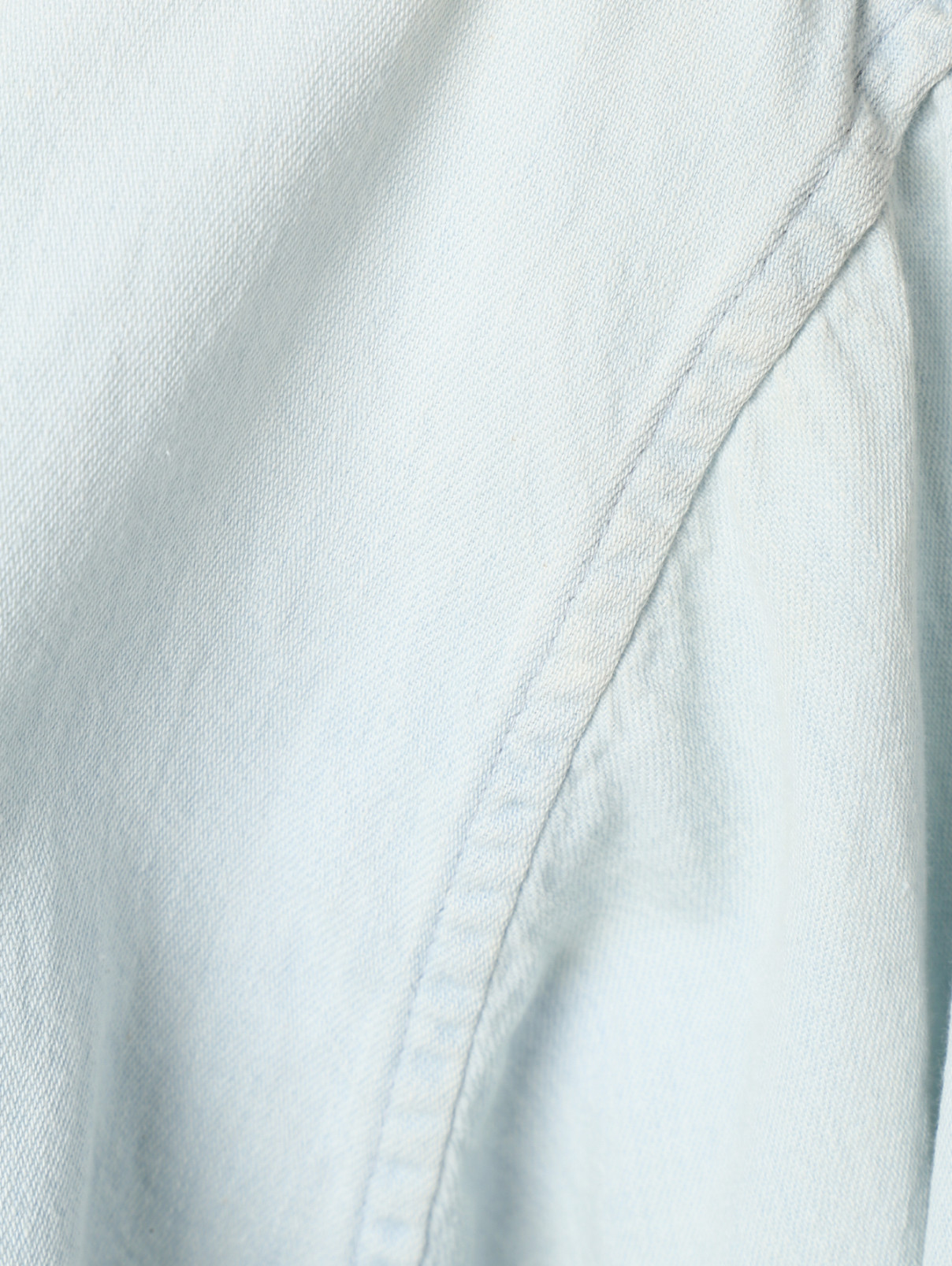 Хлопковая рубашка свободного кроя Balenciaga  –  Деталь1  – Цвет:  Синий