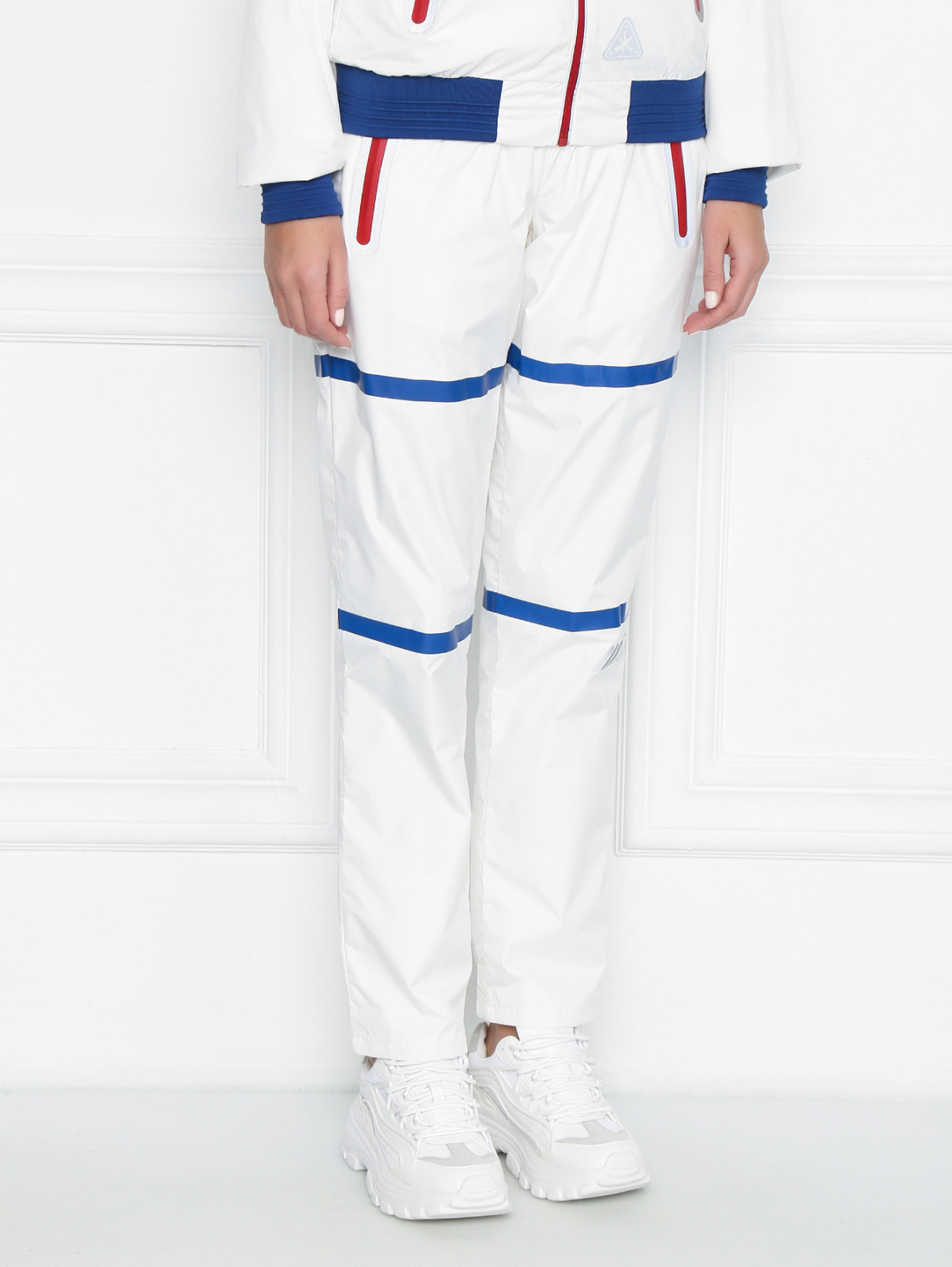 Спортивный костюм с принтом BOSCO  –  МодельВерхНиз  – Цвет:  Белый
