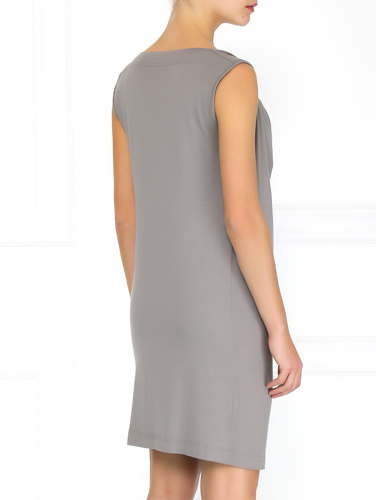 Трикотажное мини-платье Vivienne Westwood  –  Модель Верх-Низ1  – Цвет:  Серый