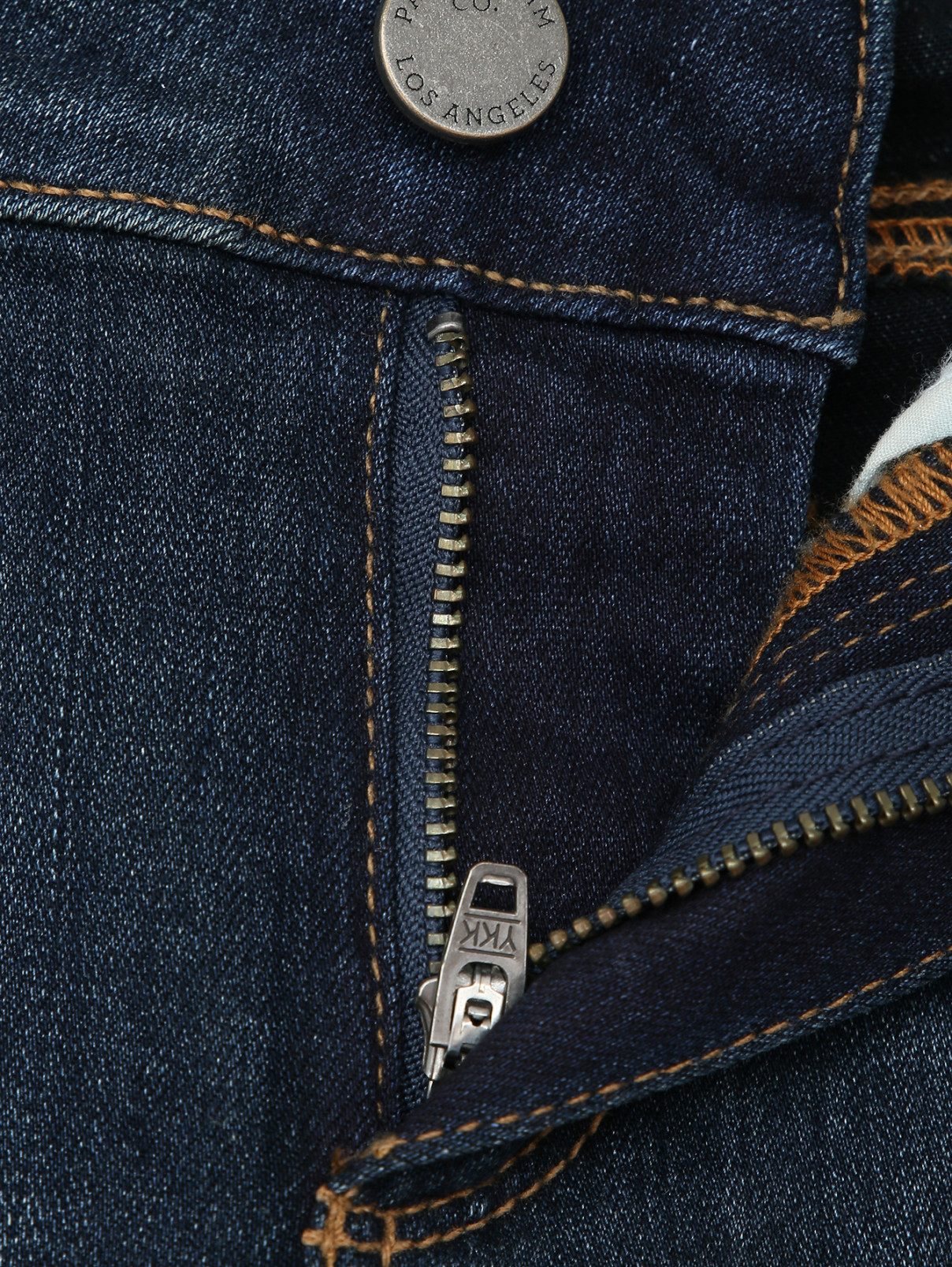 Зауженные джинсы из темного денима Paige  –  Деталь1  – Цвет:  Синий