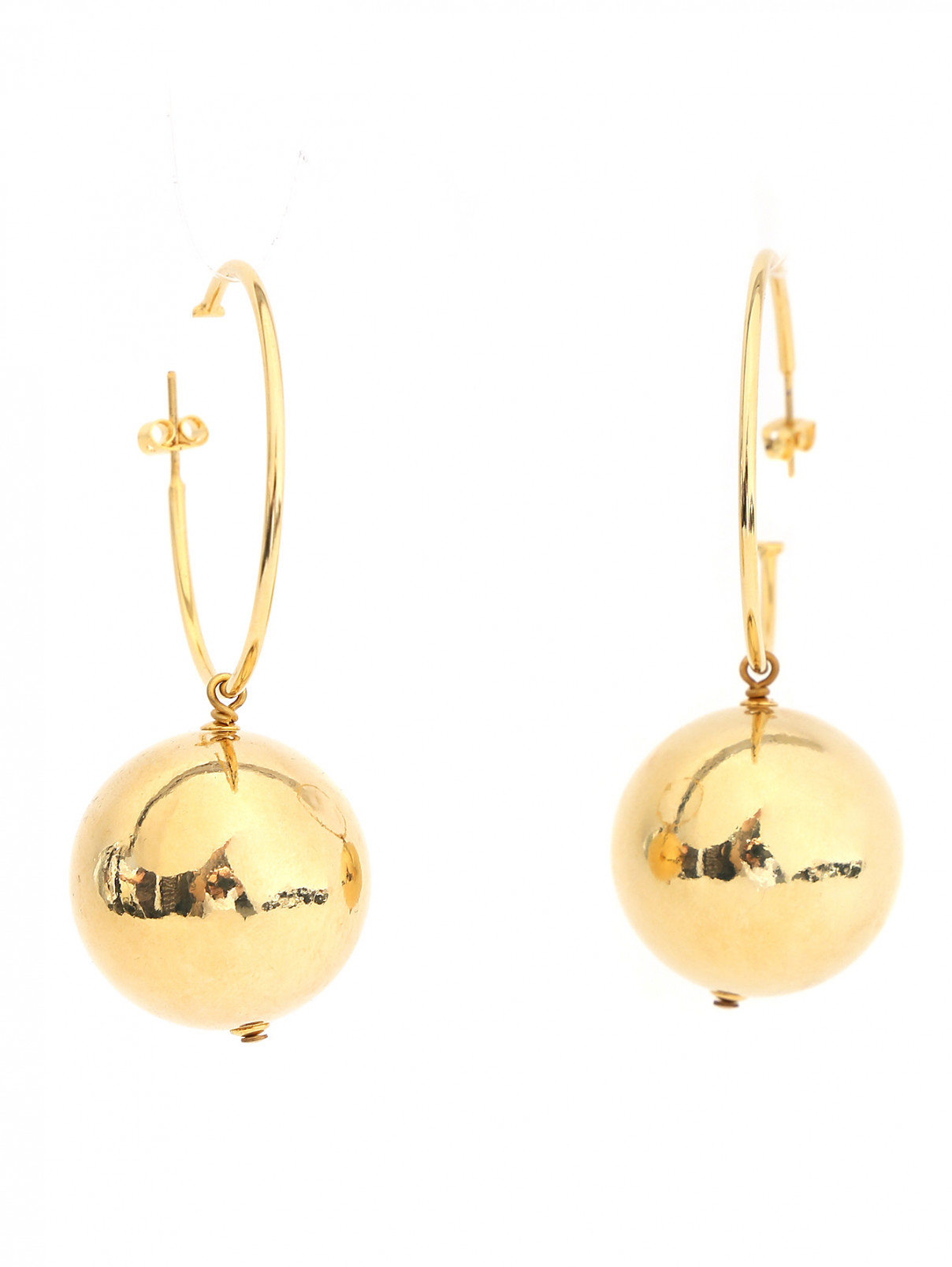 Серьги из латуни Carolina Herrera  –  Общий вид  – Цвет:  Золотой