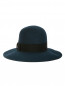 Однотонная шляпа из фетра с текстильной отделкой Borsalino  –  Обтравка1