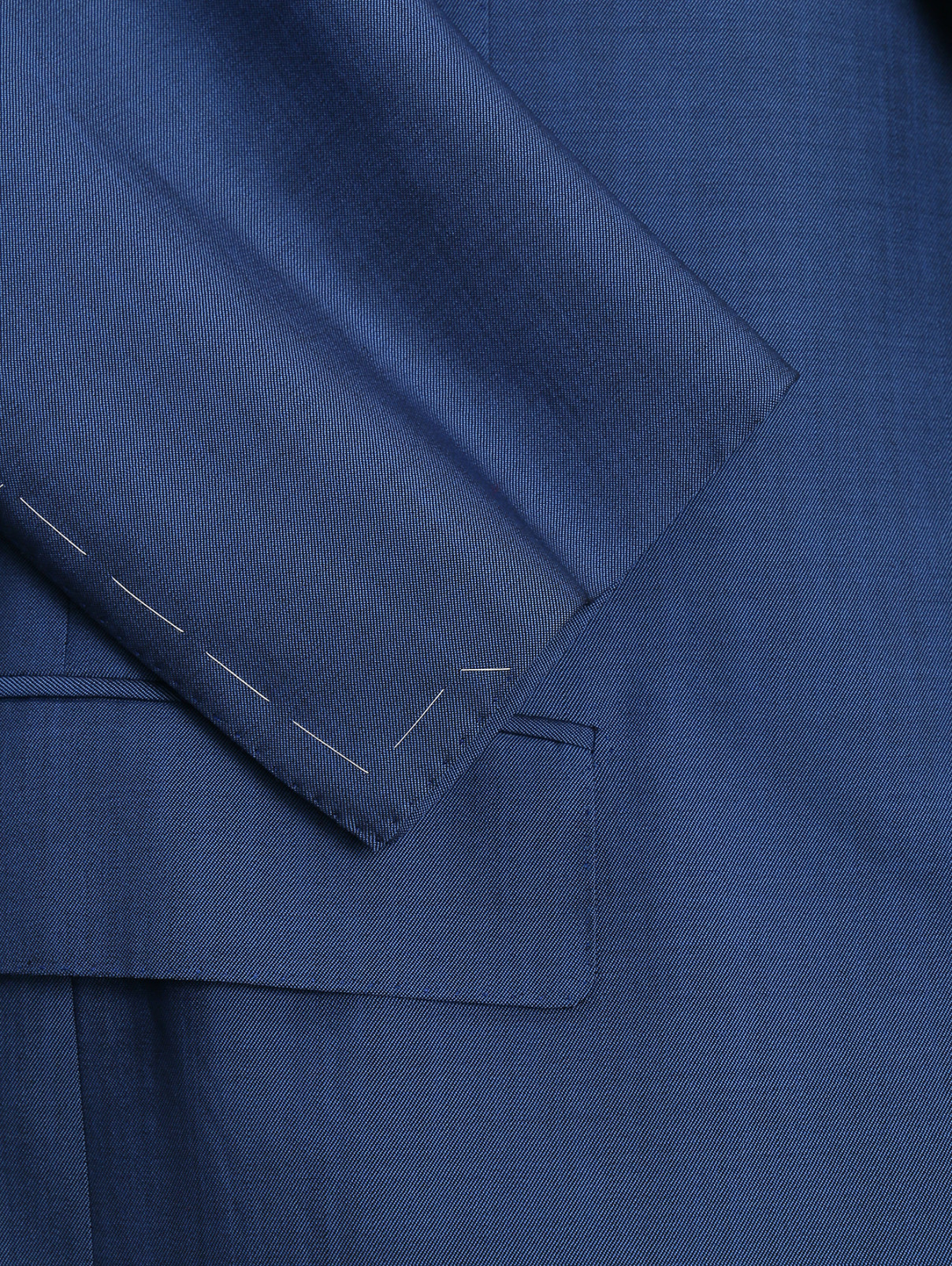 Костюм из шерсти и мохера Luciano Barbera  –  Общий вид  – Цвет:  Синий