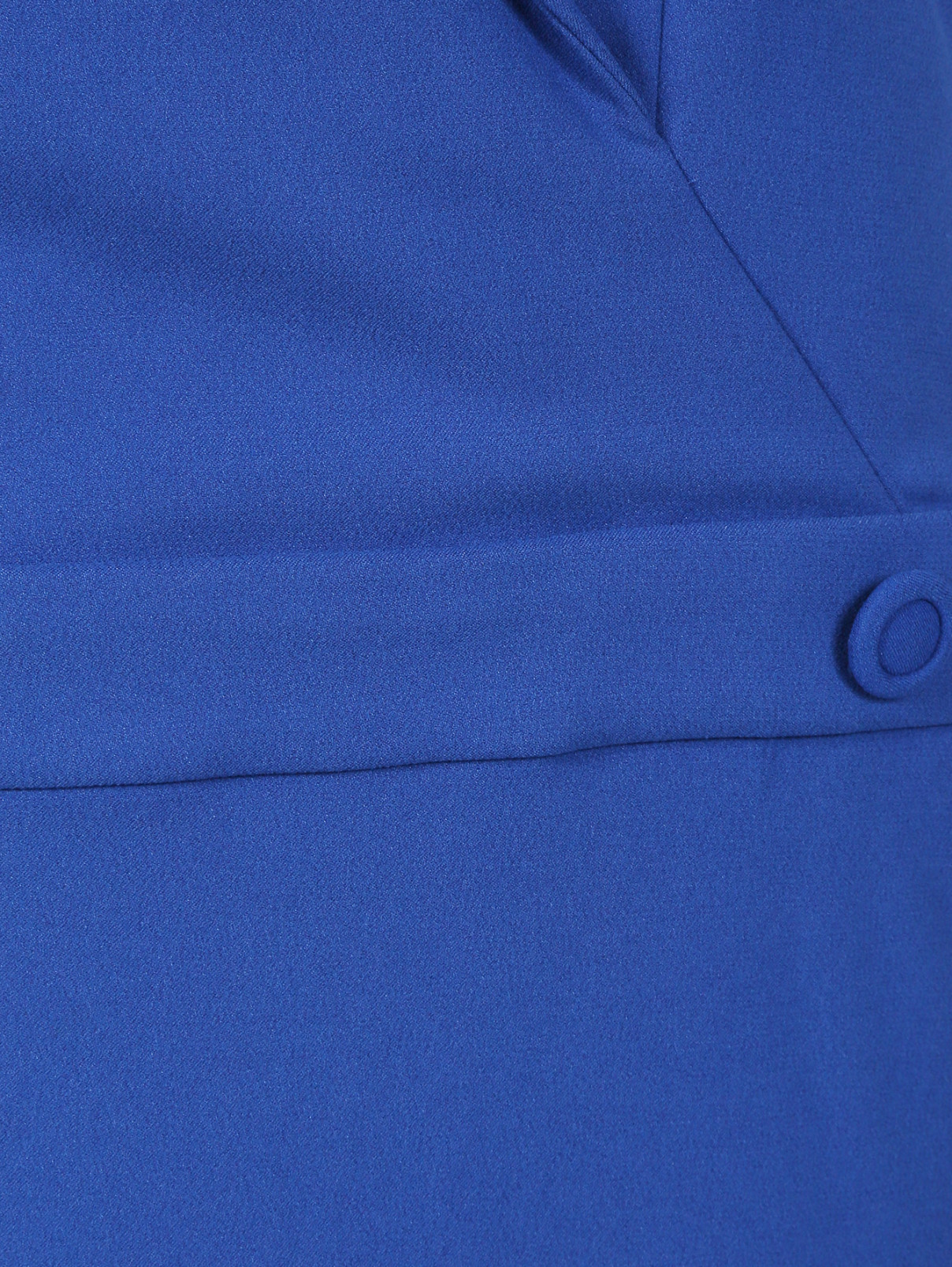 Платье-мини свободного фасона с V-образным вырезом Viktor&Rolf  –  Деталь  – Цвет:  Синий