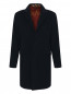 Классическое однобортное пальто из шерсти и кашемира Etro  –  Общий вид
