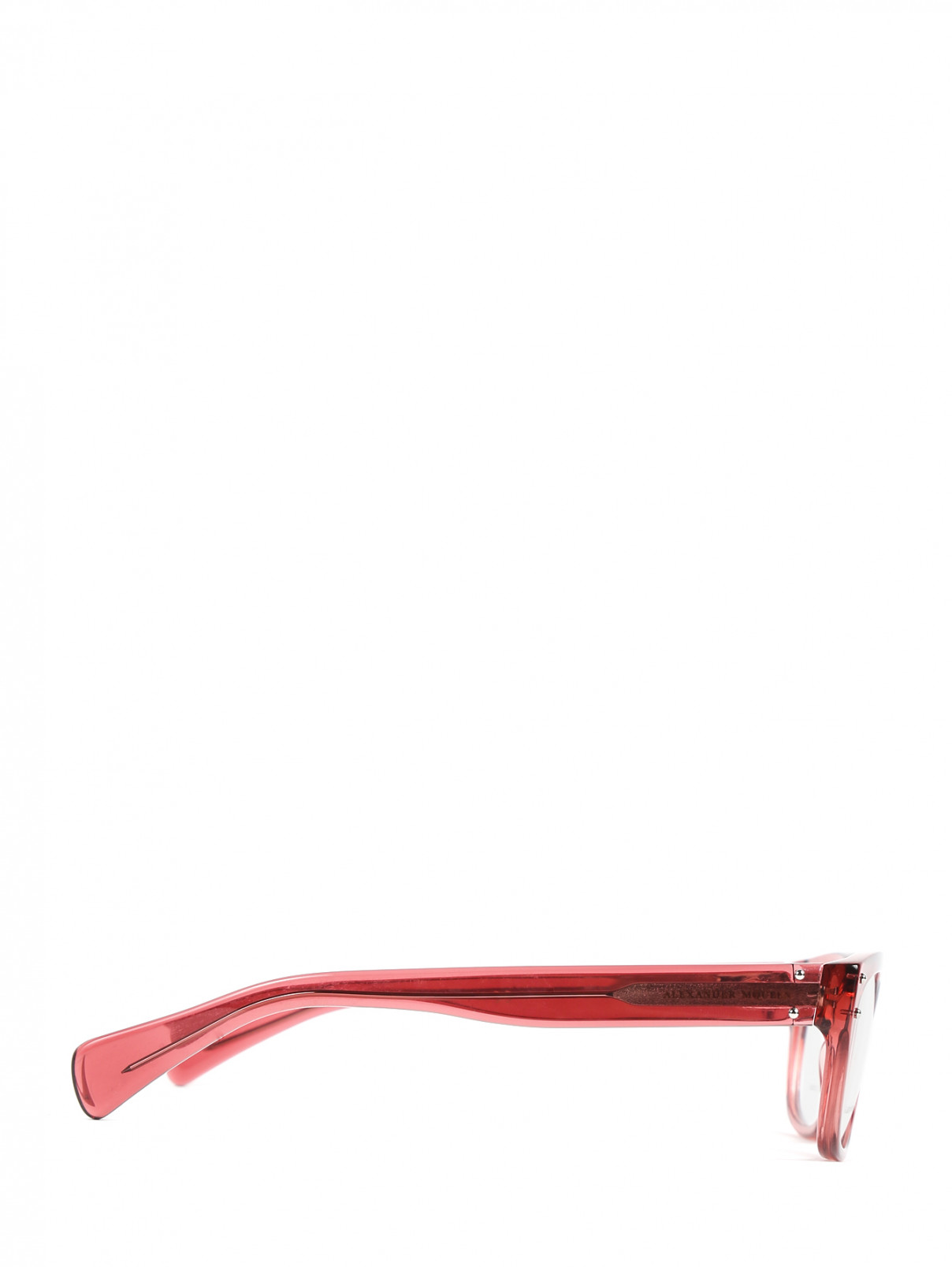 Оправа для очков из пластика MC Alexander McQueen  –  Обтравка2  – Цвет:  Розовый