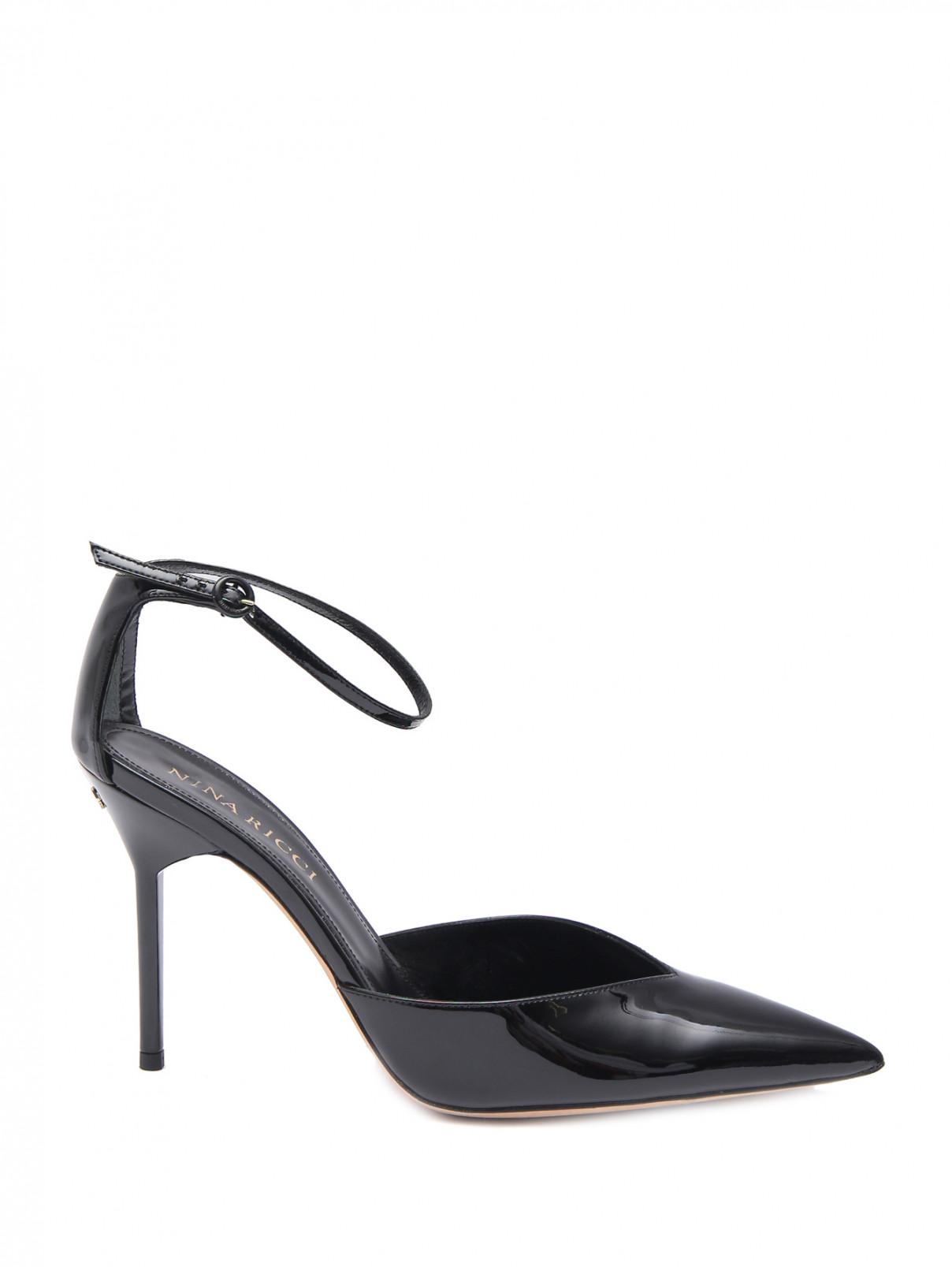 Туфли из лакированной кожи Nina Ricci  –  Обтравка1  – Цвет:  Черный
