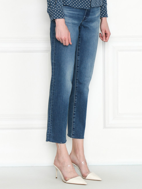Укороченные джинсы прямого кроя J Brand - МодельВерхНиз