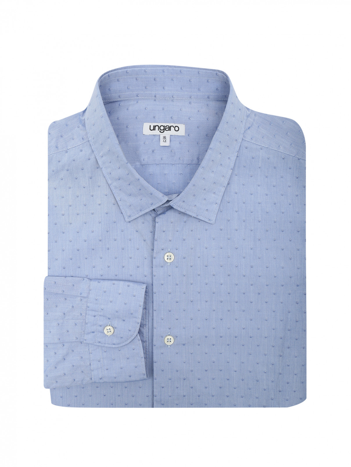 Рубашка из хлопка с узором Emanuel Ungaro  –  Общий вид