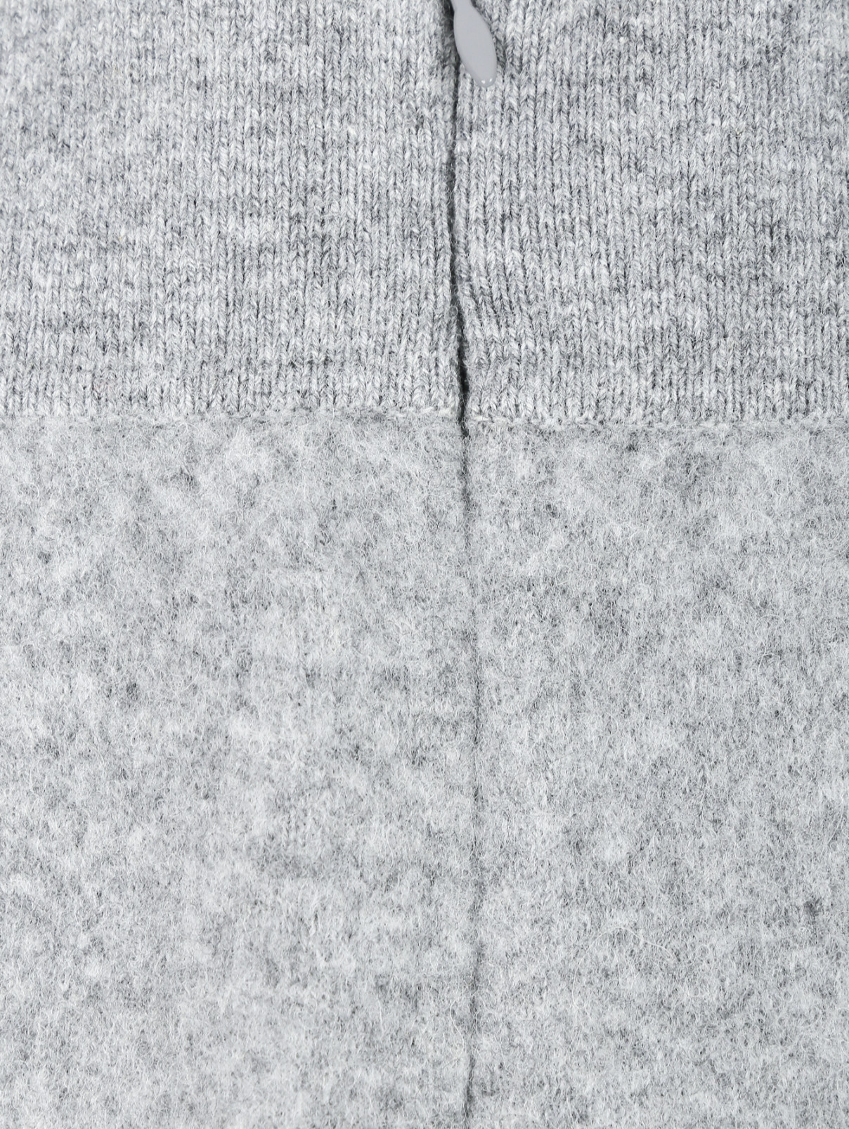 Укороченные брюки из шерсти на резинке Brown Allan  –  Деталь1  – Цвет:  Серый