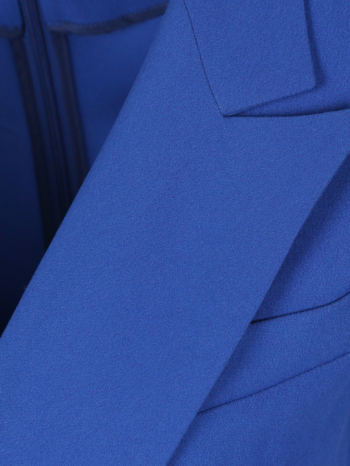 Платье-мини свободного фасона с V-образным вырезом Viktor&Rolf  –  Деталь1  – Цвет:  Синий