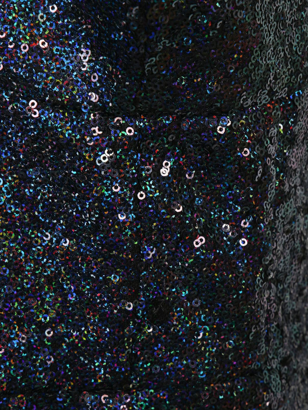 Платье-футляр декорированное пайетками Руж  –  Деталь1  – Цвет:  Синий