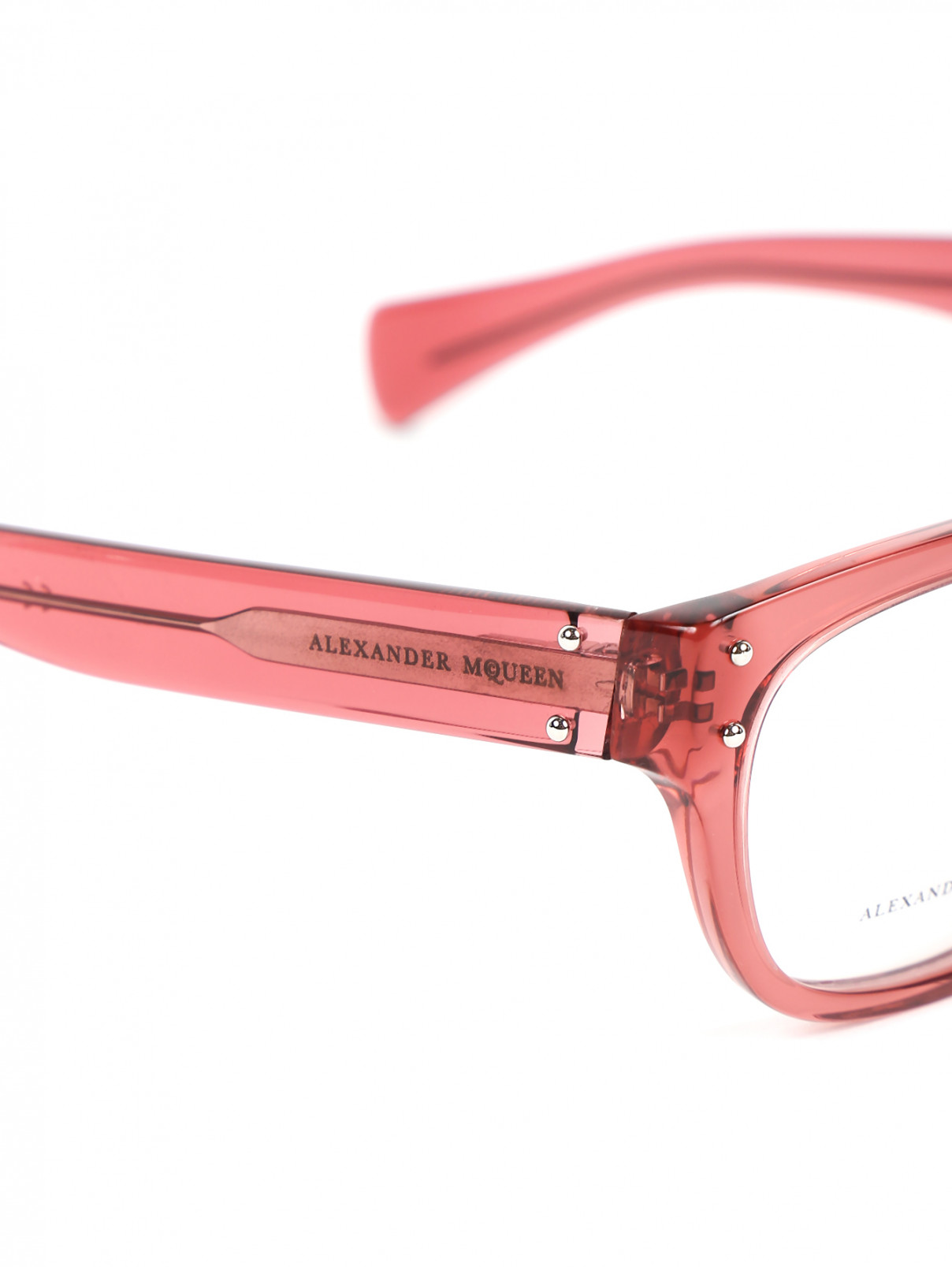 Оправа для очков из пластика MC Alexander McQueen  –  Деталь  – Цвет:  Розовый