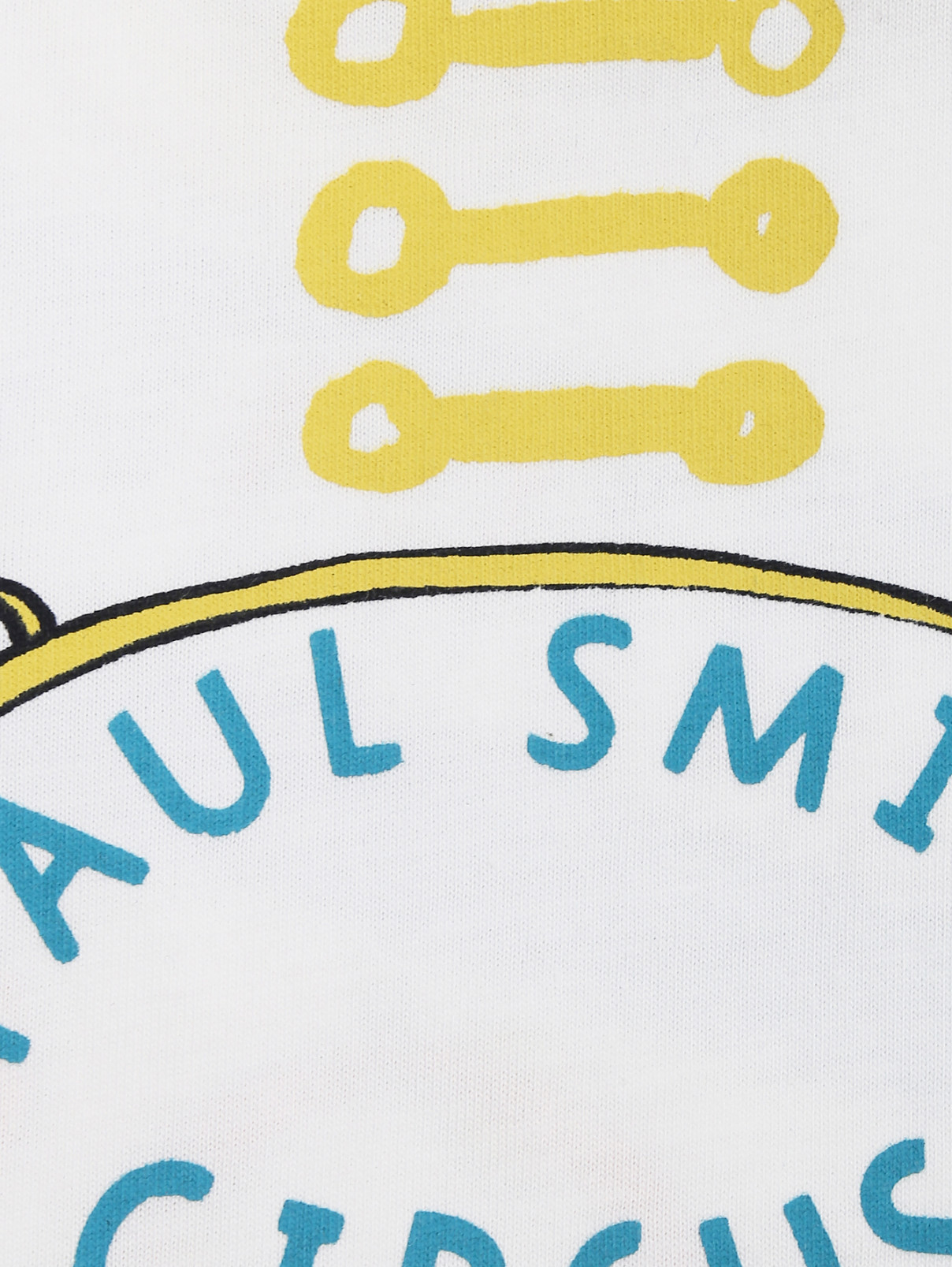 Лонгслив для мальчика с аппликацией Paul Smith Junior  –  Деталь1  – Цвет:  Белый