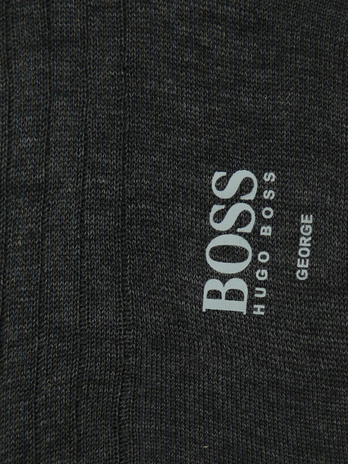 Носки из хлопка Hugo Boss  –  Деталь  – Цвет:  Серый