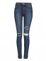 Узкие джинсы с потертостями Paige  –  Общий вид